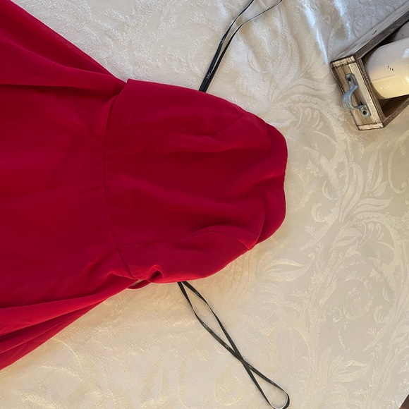 Lulu’s Red Mini Dress - Picture 4 of 5